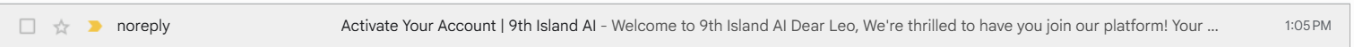 The invite email as it appears in your inbox